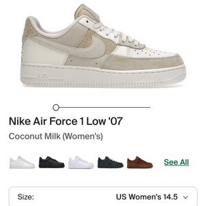 Nike Air Force 1 Low '07 Coconut Milk Sneakers